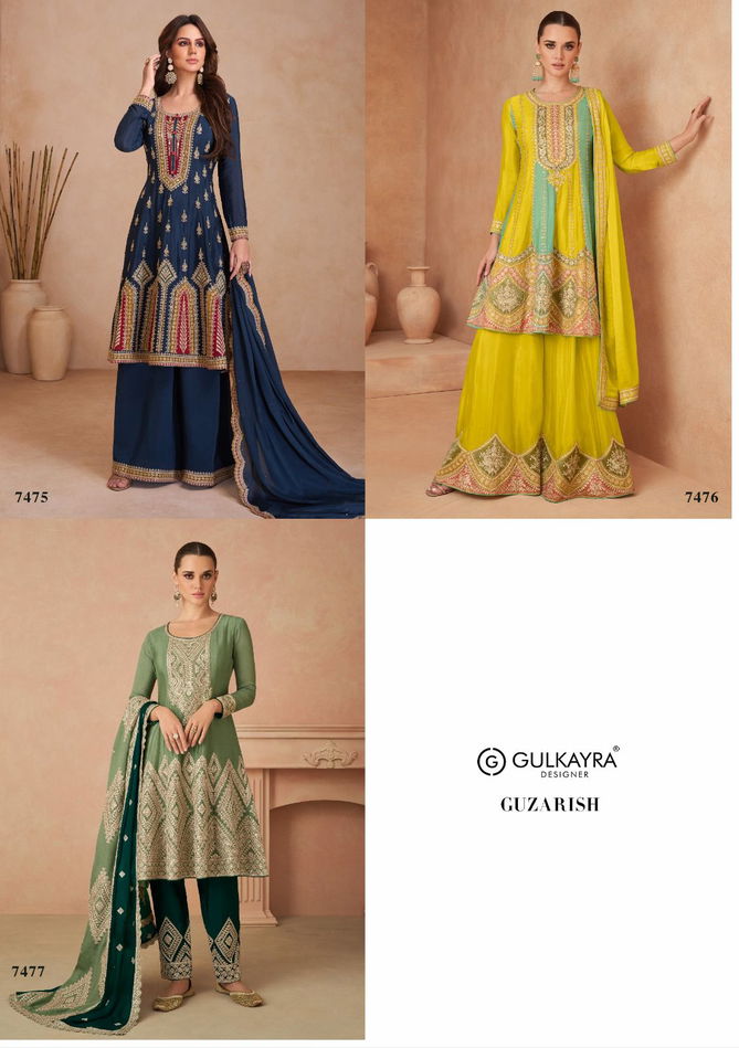 Guzarish By Gulkayra Chinon Readymade Suits Wholesale In India